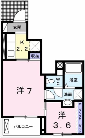 ビレッヂ飯田Ⅱの物件間取画像